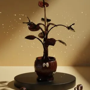 Coconut Shell Craft Vase