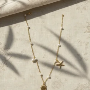 Luminous Shell Necklace