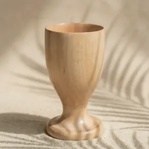 Handcrafted Teak Chalice