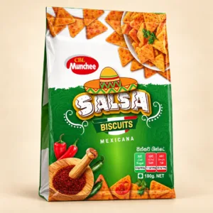 MUNCHEE SALSA SAVOURY BISCUITS - 180G