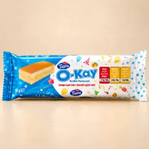 TIARA O-KAY SPONGE LAYER CAKE BUTTER (Pack of 10) - 18g