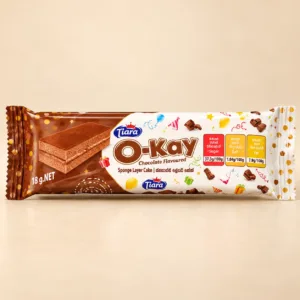 TIARA O-KAY SPONGE LAYER CAKE CHOCOLATE (Pack of 10) - 18g