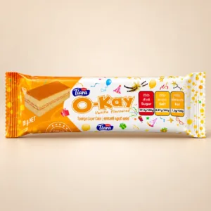 TIARA O-KAY SPONGE LAYER CAKE VANILLA (Pack of 10) - 18g