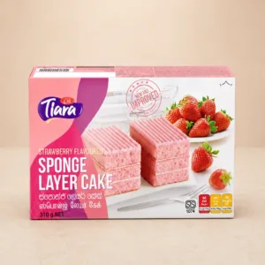 Tiara Strawberry Sponge Layer Cake