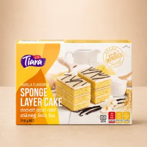 Tiara Vanilla Flavoured Sponge Layer Cake