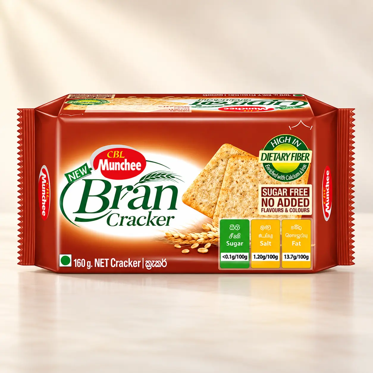 MUNCHEE BRAN CRACKER – 160G MUNCHEE BRAN CRACKER – 160G