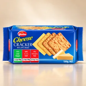 MUNCHEE CHEESE CRACKER  - 100G